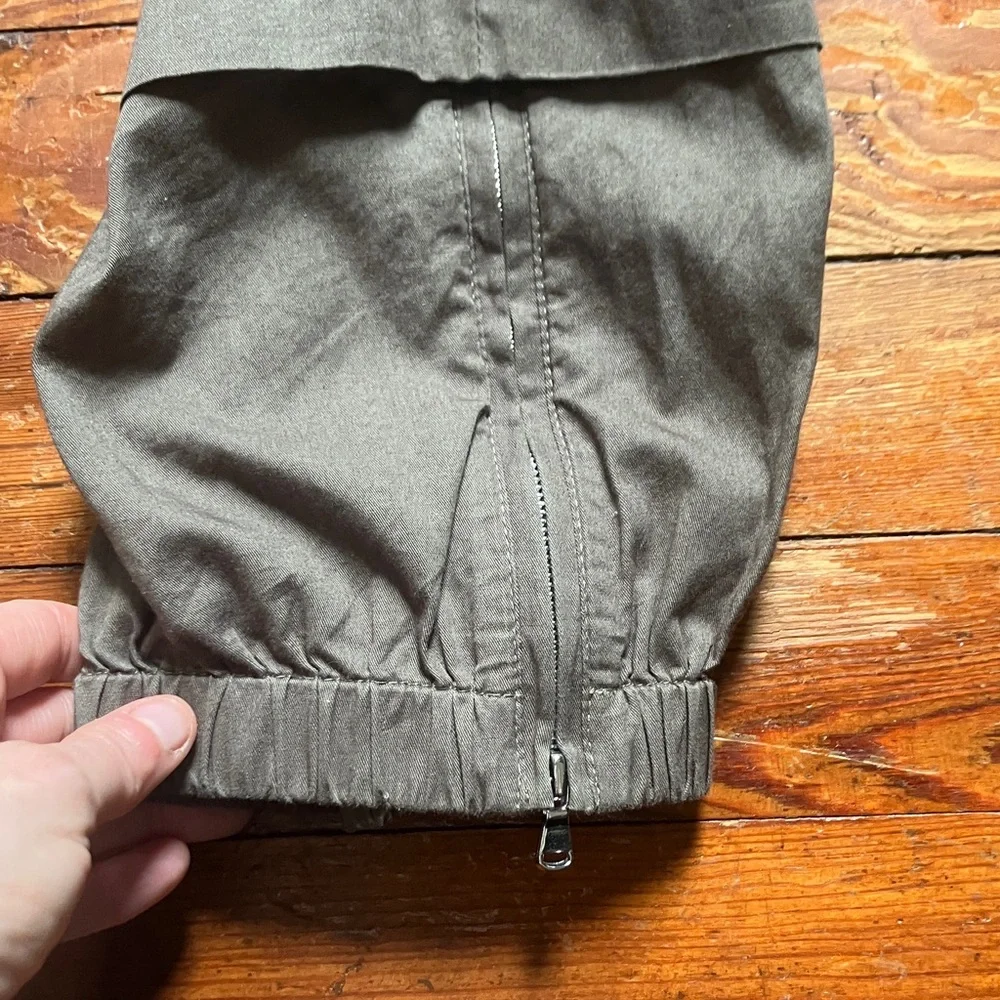 Tibi Cargo Jogger Cotton Green - Picture 7 of 7